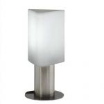 Tiny Table Lamp E27 20W Square Rotomoldeo Stainless Steel Mate