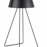 Madame lámpara of Floor Lamp lampshade Small Doble Black