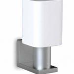 Tiny Wall Lamp E27 Square Rotomoldeo Stainless Steel mate