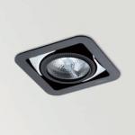 Look 1 Empotrable Orientable C dimmable R111 Gx8,5 70w negro mate