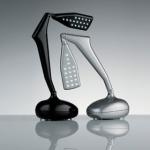 Sui Table Lamp Grey metallized