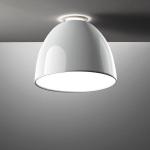 Nur Mini Gloss lâmpada do teto ø36cm E27 150w branco Brilhante