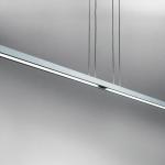 Talo Pendant lamp (180, 240) 2x39w Fluorescent linear adjustable White