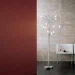 ZASHI lámpara of Floor Lamp CROMATO V/Satin Glass con