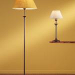 Riva F2 M Floor Lamp óxido lampshade saco beige 1xE27 11W (LED) o 60W (HA)