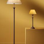 Riva F1 M Floor Lamp óxido lampshade saco beige 1xE27 11W (LED) o 60W (HA)