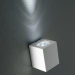 Miniblok W 5 Wall lamp LED 2x3w Glossy Aluminium