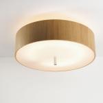 Ronda ceiling lamp 2Gx13 55w Wood oak Natural