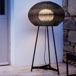Garota - P 02 (Solo Structure) Floor Lamp Outdoor without lampshade E27 22w White Roto