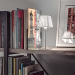 Gibsi - 02 (Solo Structure) Table Lamp without lampshade G-9 33w Ní­quel Satin