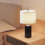 Mani - Mini (Solo Structure) Lampe de table sans abat-jour E27 46w Nickel blanc Lacado