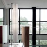 Maxi - 02 (Solo Structure) Floor Lamp without lampshade E27 46w níquel Satin
