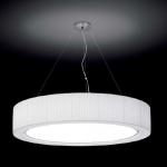 Urban - 120 ceiling lamp 2G11 36w dimmable Sistema Dali/Chrome-Cinta translucent white