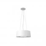 Aitana Pendant Lamp ø59cm Chrome white lampshade