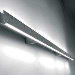 Marc Arm W130 Wall lamp 2 Lights G5 2x54w Matte gray