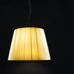 Royal S 45 Pendant Lamp cable Brown E27 2x100w lampshade Beige