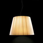 Royal S Pendant Lamp Oversize cable Brown E27 4x100w lampshade Beige