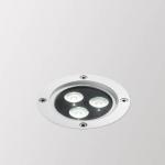 Tactic 3 R Round PS WW Recessed suelo LED 3x1w 300ºK