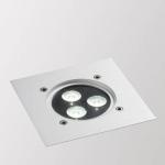 Tactic 3 S Square PS WW Recessed suelo LED (Incluye transformador) 3x1w 300ºK