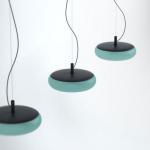 Emma lamp Pendant Lamp metalico turquoise pastel E27