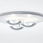 Bolle ceiling lamp ø51cm G9 3x60w Chrome