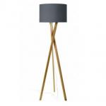 Wood (Accessory) lampshade Floor Lamp cotton earth