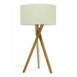 Wood (Accessory) lampshade Table Lamp ecologic beige