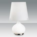 Ade Table Lamp white Glass H.58