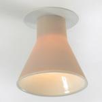 Porcelain Pendant Lamp S4B G9 4x40W white lampshade and plafon laton