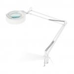 Magni Lampe Luminaire sur bras articulé avec Lupa 1xG10q T9 22W - métal blanc
