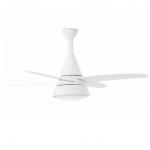 Wind Ventilatore 132cm 3 lame 2xE27 20w bianco