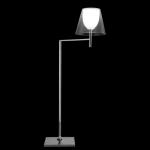 Ktribe F1 lámpara of Floor Lamp 1x70W E27 Chrome/Transparent