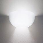 Nord FL luz de parede Vidro branco opala Filtro Transparente