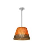 Romeo Outdoor C1 Pendant Lamp of Outdoor Fluorescent 60cm PVC orange/Grey