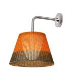 Romeo Outdoor W1 Wall Lamp of Outdoor Halogen PVC orange/Grey