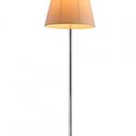 Ktribe F3 lámpara of Floor Lamp 183cm 1x205w E27 Chrome/tela