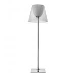 Ktribe F3 lámpara of Floor Lamp 183cm 1x205w E27 Chrome/Transparent
