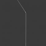 Nobi lámpara de Lampadaire orientable ø20x163cm 1x48w R7s/80 Chrome