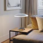 Tris Table Lamp Chrome ø38x43cm 4x28w E14 (HL) Glass Sanddo