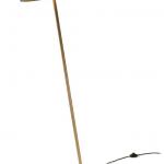 Umbrella lámpara of Floor Lamp 159,5cm indoor plisado Golden Lacquered Black