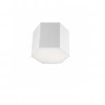 Six ceiling lamp 28x22cm LED 15w 3000K - white mate