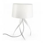 Medusa Lampe de table 75cm 1xE27 18W - blanc abat-jour blanc mat