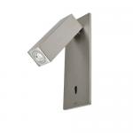 Hall Wall Lamp lector Recessed 19,2cm LED CREE 3W - Niquel Satin