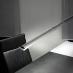 Ledagio Lámpara Colgante LED 18W 3000K policarbonato Mate regulable 230v Cromo