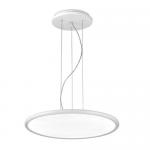 Net Pendant Lamp round 57,5cm LED 44W dimmable - white mate