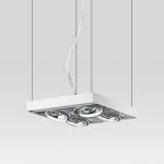 Cestello large Pendant Lamp to 4 bodies with transformadores electrónicos 4x100W 12 V QR-111