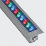 Linealuce 30 LED RGB dali con cambio dinámico de color (39 Wmax) óptica wall washer