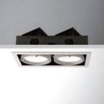 Cardan LED 2x18W (2x1200lm) Einbauleuchten Dach