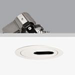 Cool Downlight com abajur orificio lateral ø10,7cm Gx10 HIT PAR16 35w