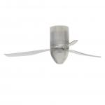 Acqua Fan 127cm with light LED 17W 3 blades Transparent without mando - methacrylate Transparent LED 